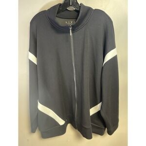 LIVI By Lane Bryant Size 22/24 Black Active Wear Sweatsuit Set Plus Size Active